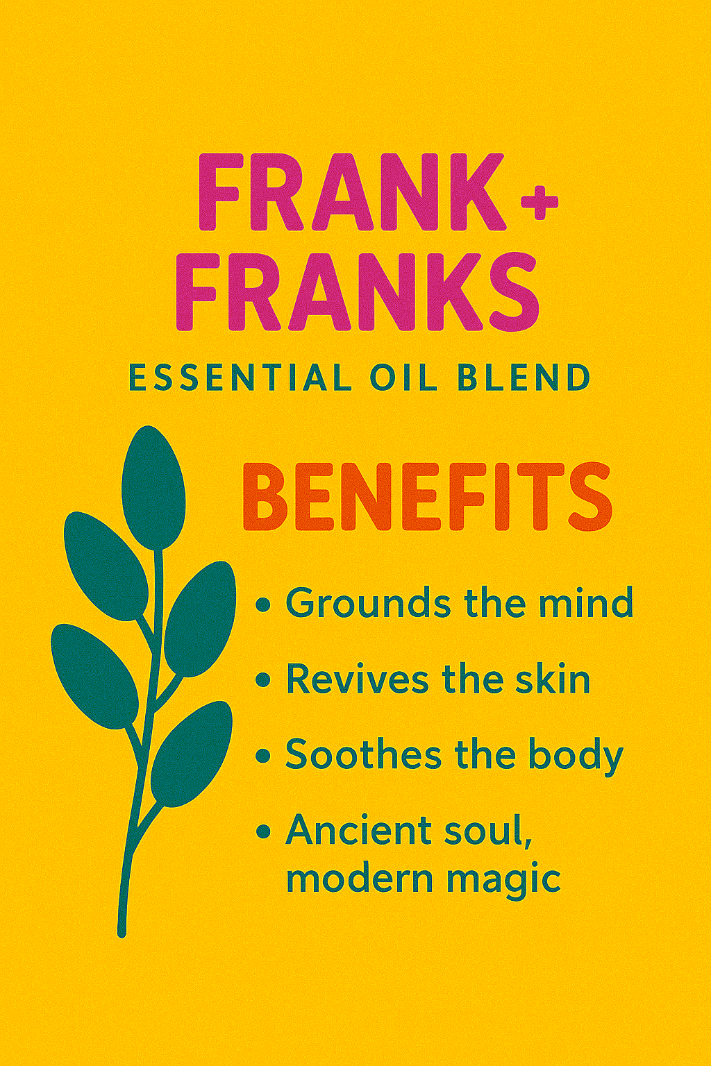 Frank + Franks (Pure Essential Oil Blend) - Delune