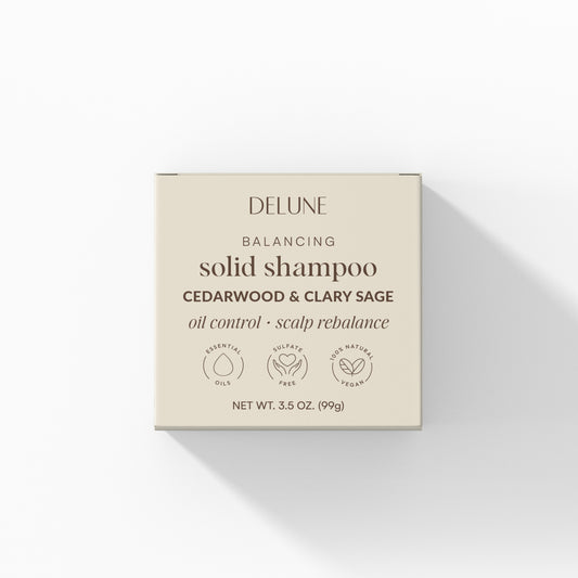 Cedarwood & Clary Sage Solid Shampoo Bar - Oil Control · Scalp Rebalance