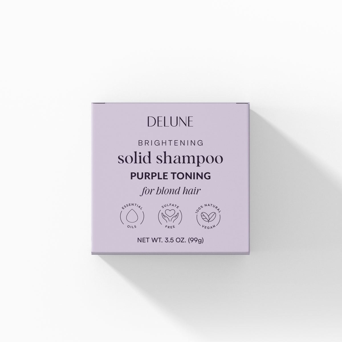 Purple Solid Shampoo Bar — Cool Tones • Brass Neutraliser