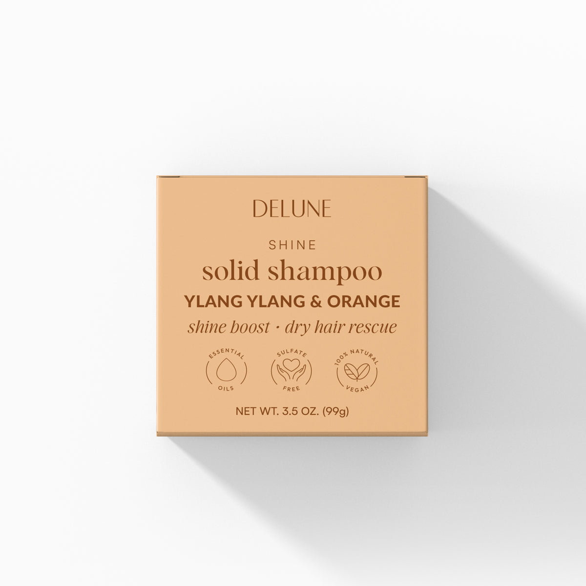 Ylang Ylang & Orange Solid Shampoo Bar - Shine Boost · Dry Hair Rescue