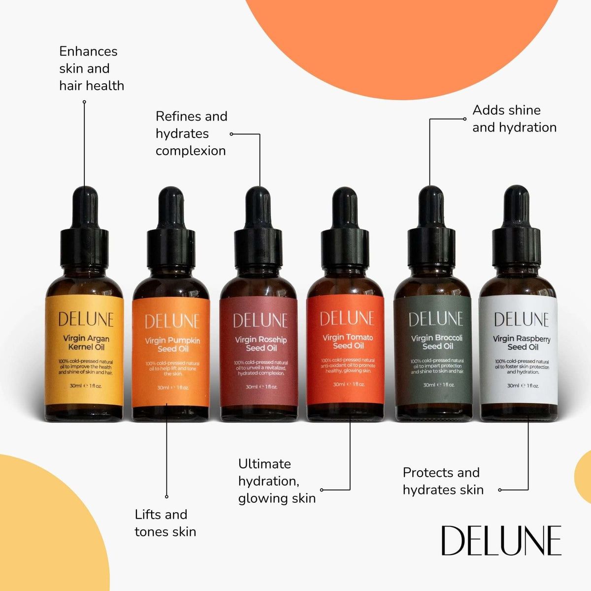 Virgin Rosehip Seed Oil - Delune 