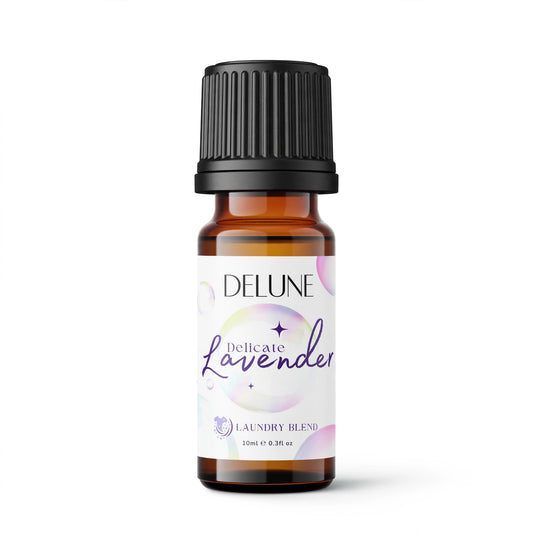 Delune Delicate Lavender Laundry Blend 10ml amber bottle